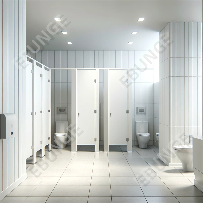 Waterproof HPL Restroom Toilet Cubicle Partition