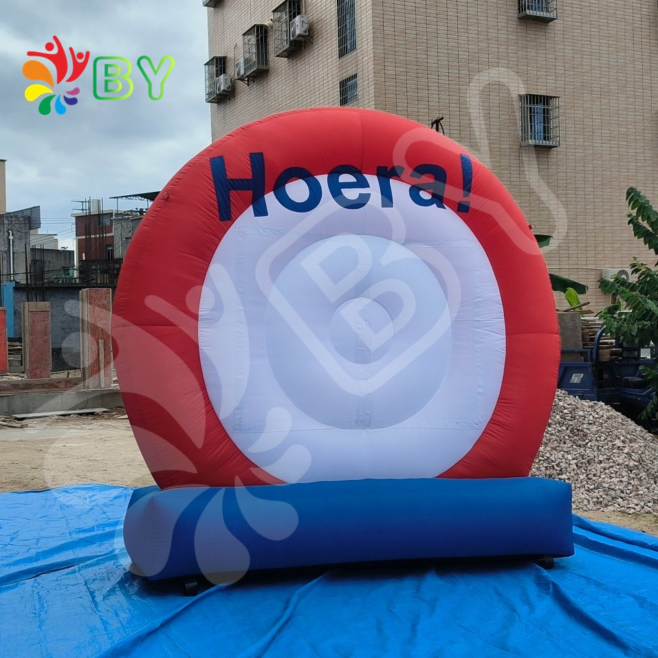 Customized Advertising Opblaasbaar Hoera Big Inflatable Billboard for Sale