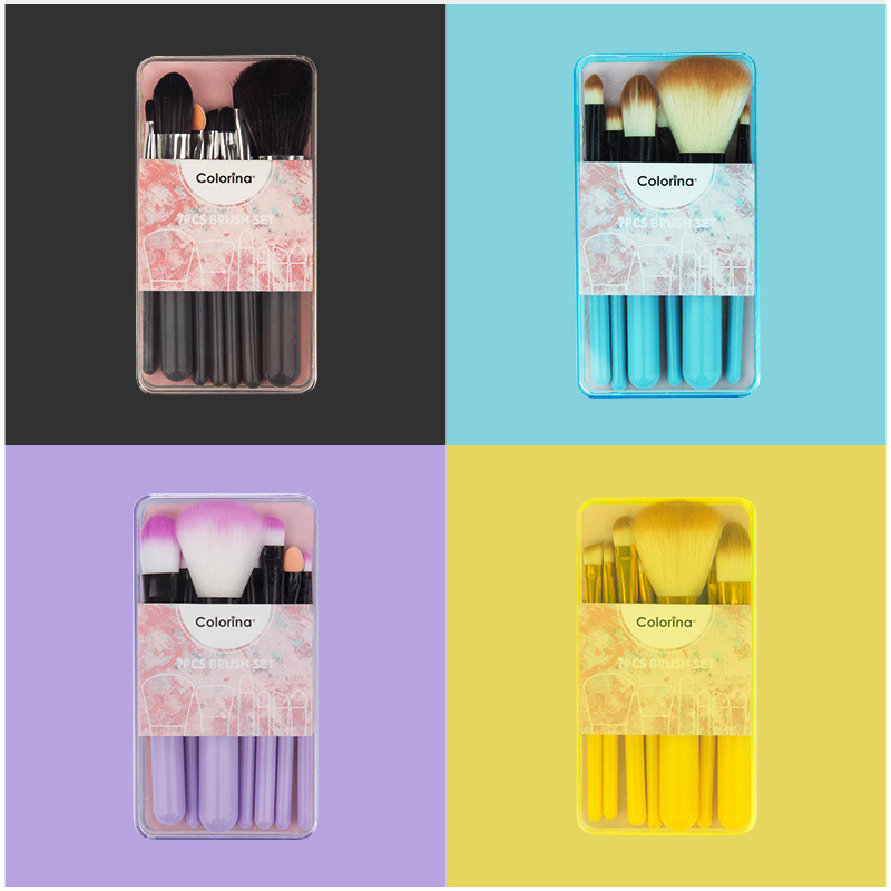 Beauty Makeup Box 7-Piece Makeup Brush Tool Eye Shadow Brush Directly Sells