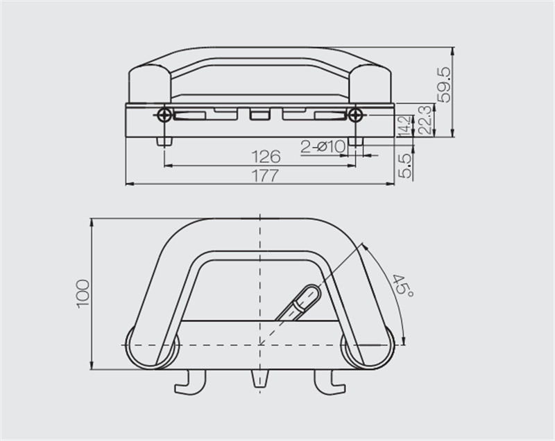 3h Inc Professional Window and Door Hardware Accessories Manufactory Alumnium Sliding Door Handle-Stg31
