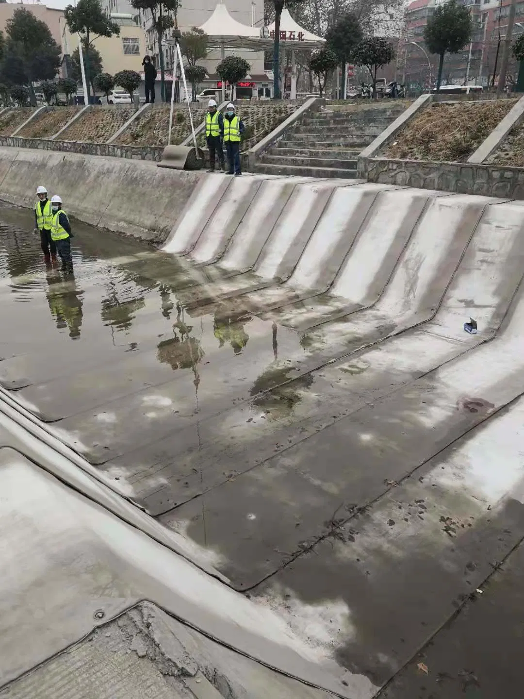 ASTM Standards Flexible Concrete Rolls Bulks 6mm 10mm Thickness Concrete Blanket/Cement Canvas