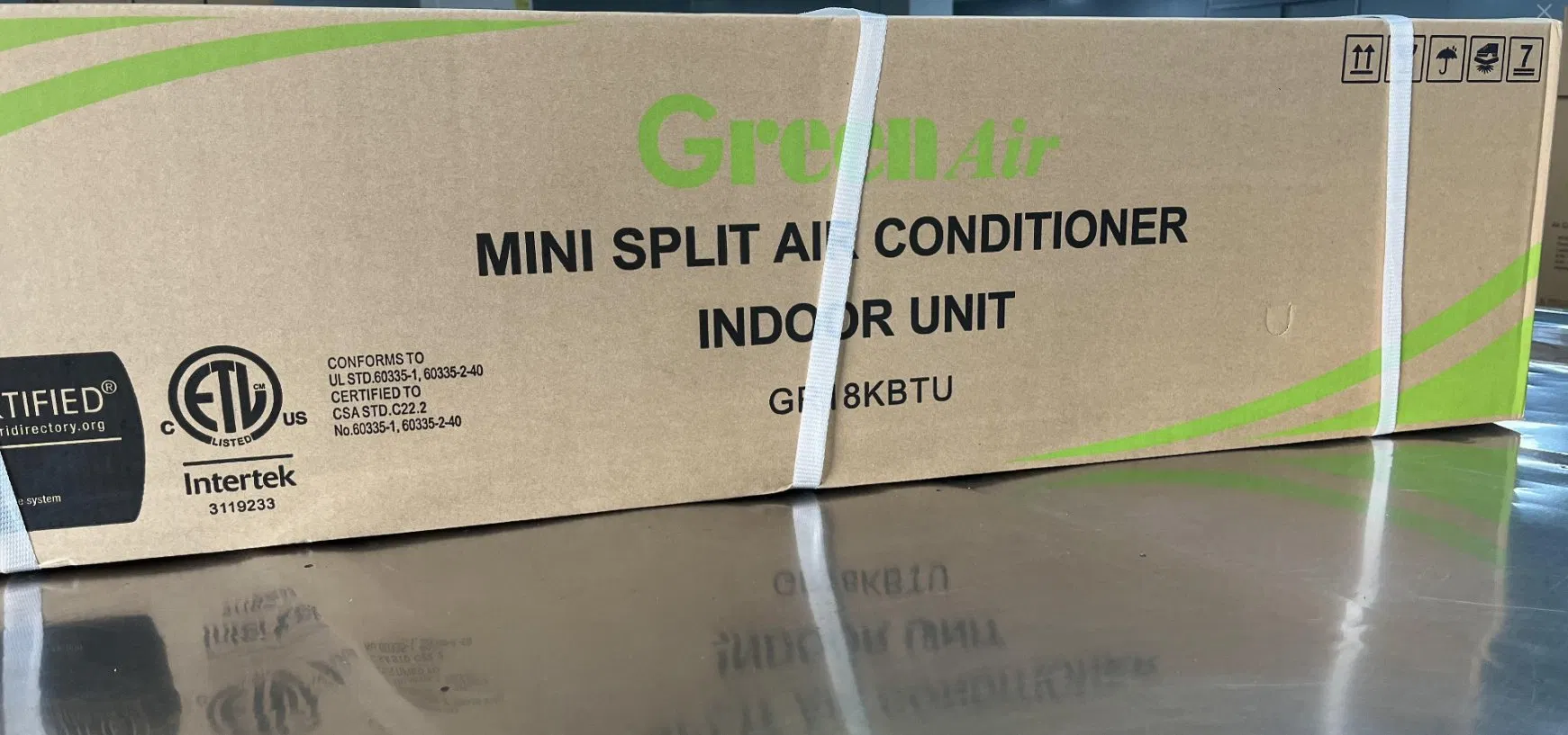 Tlc & Green Air Mini Split Cooler Air Conditioner, 208-230V/60Hz, 18000 BTU, Heat Pump, Inverter, Seer21, Ahri, E-Star& ETL & Neep Cerificatied