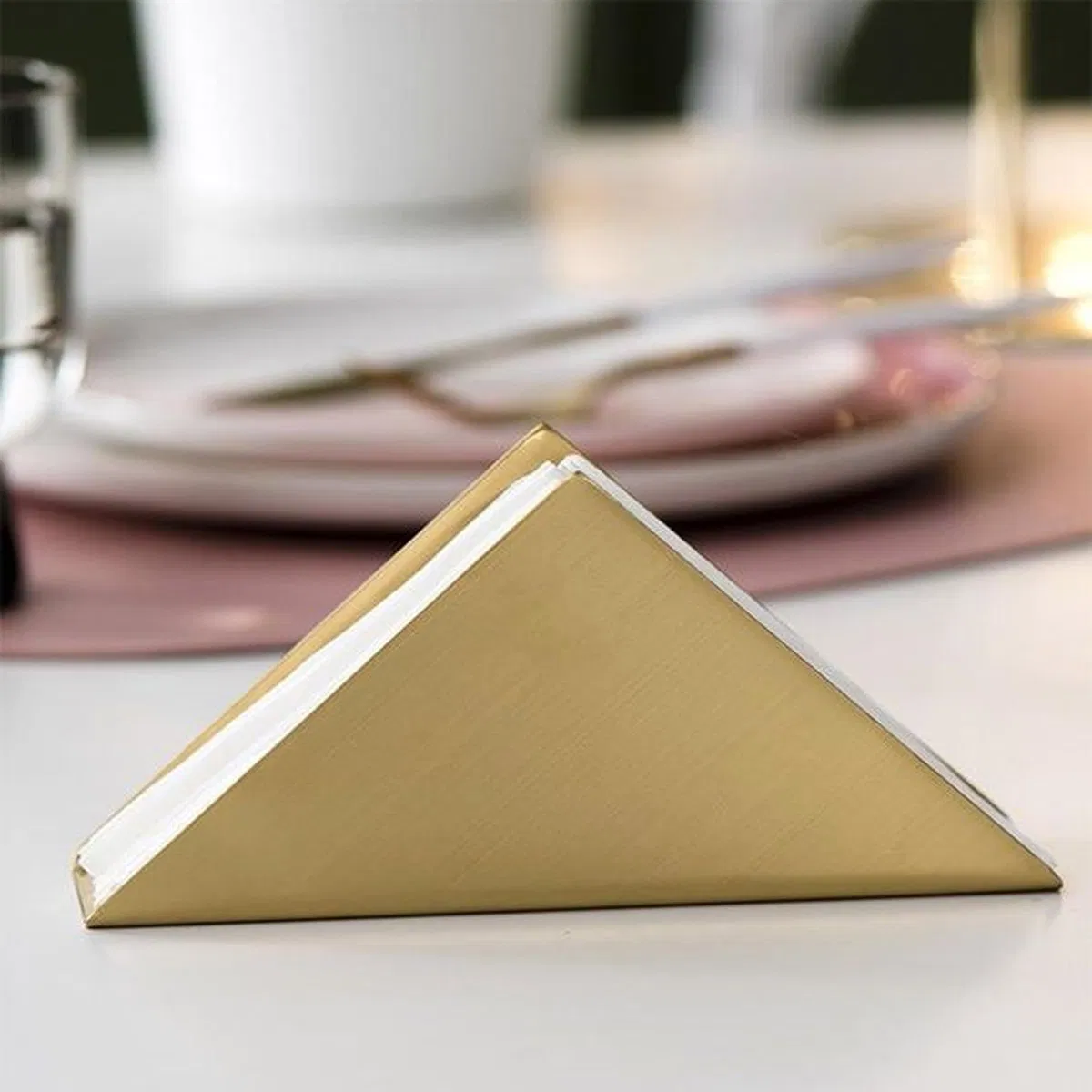 Premium Stainless Steel Napkin Holder for Contemporary Interiors