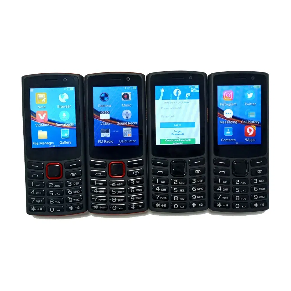 Компактный кнопочный телефон 3G/4G, 2 SIM