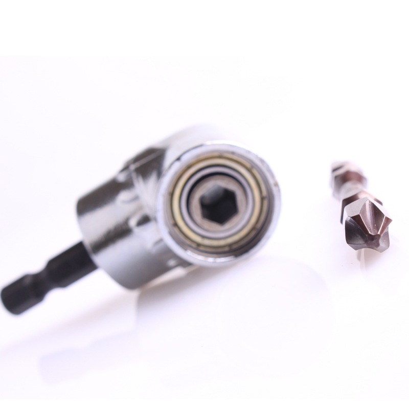 Versatile Right Angle Adapter with Durable Hex Shank Design