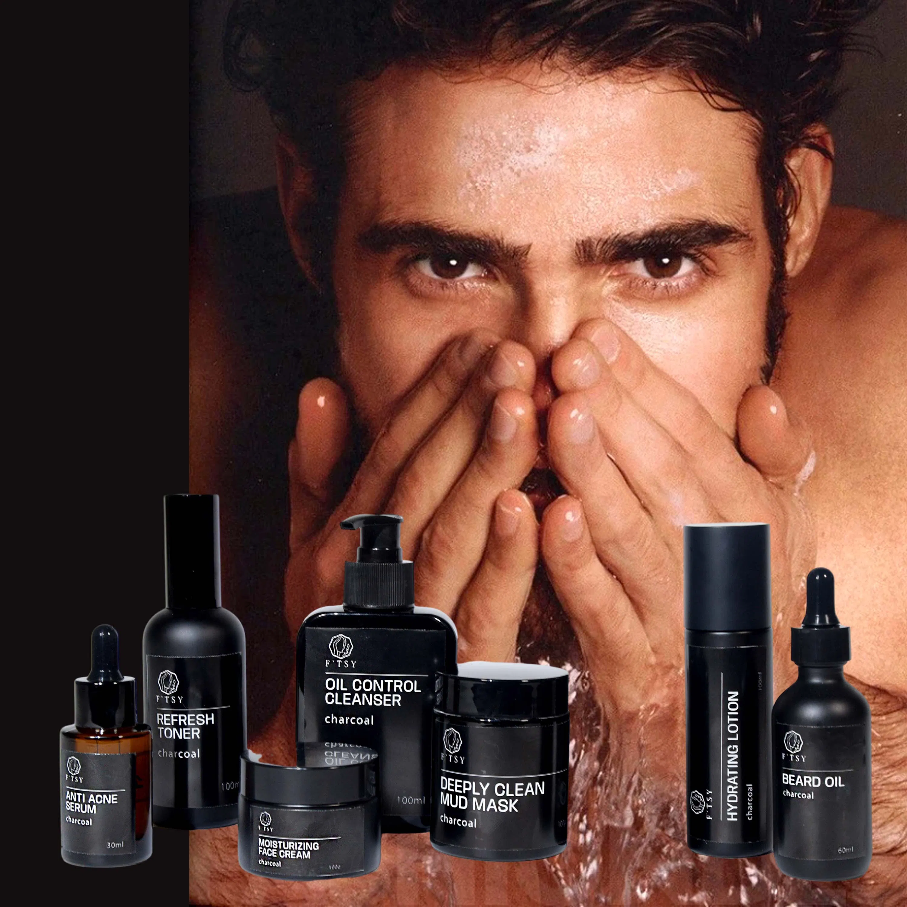 Hot Selling Natural Hydrating Moisturizing Men Skin Care Set