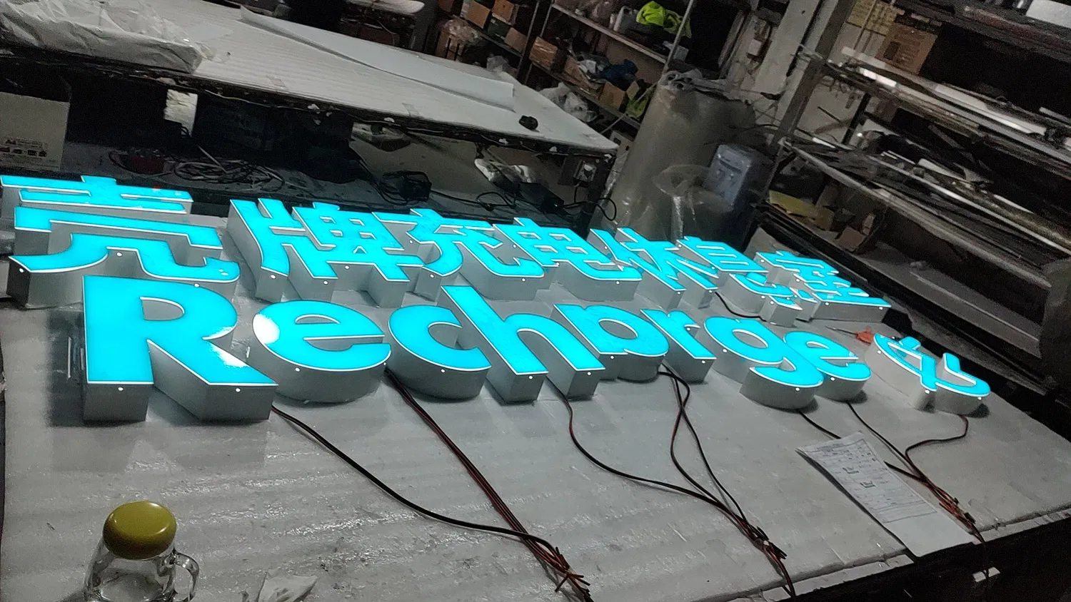 LED Channel Letter Signs out Door Free-Standing LED Sign Board