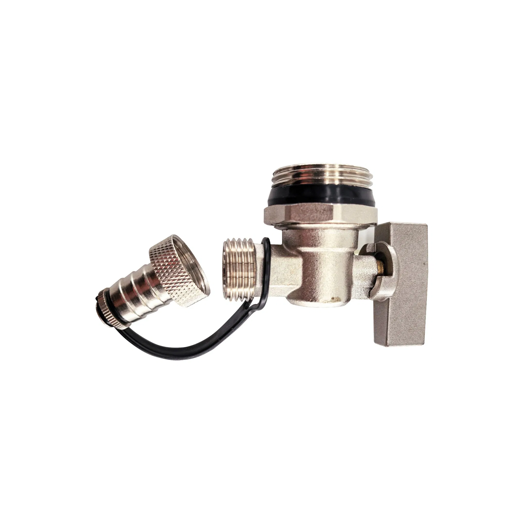 Floor Heating Drain Valve Brass Large Flow Household Floor Heating Air Vent Valve