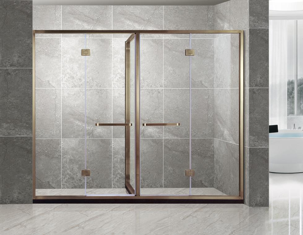Frameless Tempered Sliding Shower Room Bathroom Glass Door for Bathub