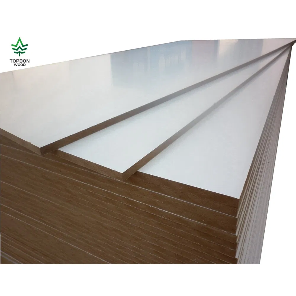 White Color Melamine MDF Furniture Grade
