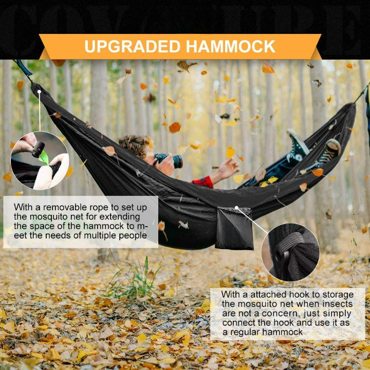 Camping Hammock Lightweight Double Hammock Portable Mosquito Net