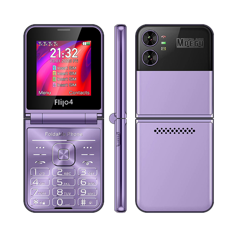 Кнопочный телефон Uniwa F265, 4 SIM, 2.55 дюйма