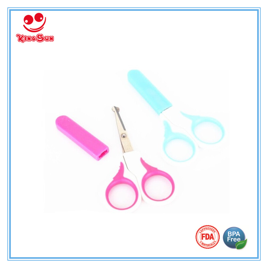 Best Newborn Nail Clipper Double Color Nail Scissors with Cover