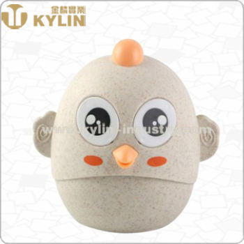 Chick Shape Toothpick Dispenser Wheat Straw Toothpick Holder