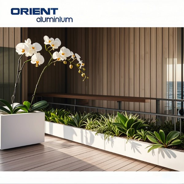 Aluminum Outdoor Planter Pots Factory Raised Flower Pots & Planters