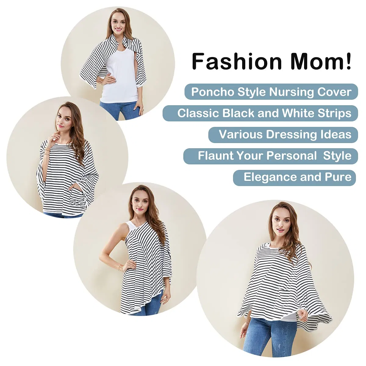 Baby Soft Air-Permeable Elastic Breastfeeding Seat Cover