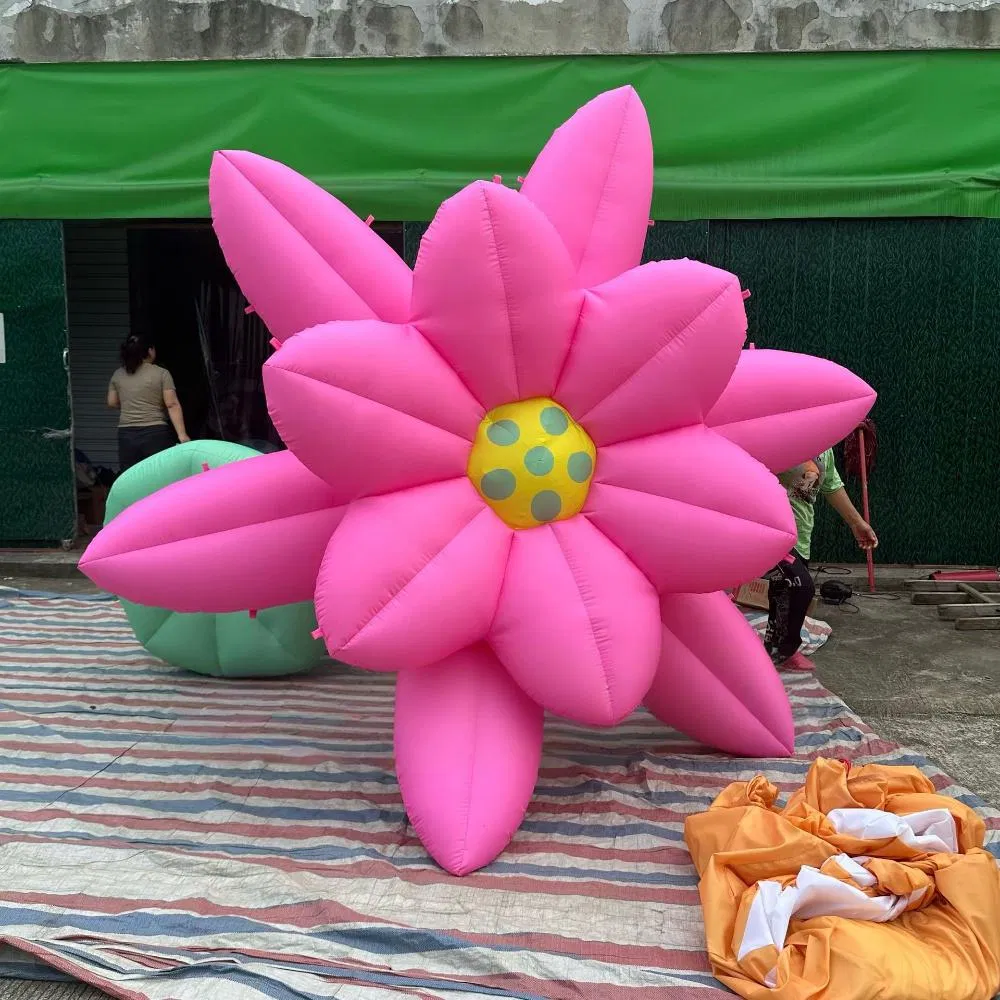 Boyi Custom Decorative Giant Bonsai Inflatable Flowers for Shopping Mall Decoration