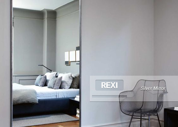 Silver Aluminum Aluminium Double Coated Copper Free Mirror Glass Decorative Bathroom Safety Clear Float Antique Mirror Sheet 2mm 3mm 4mm 5mm 6mm