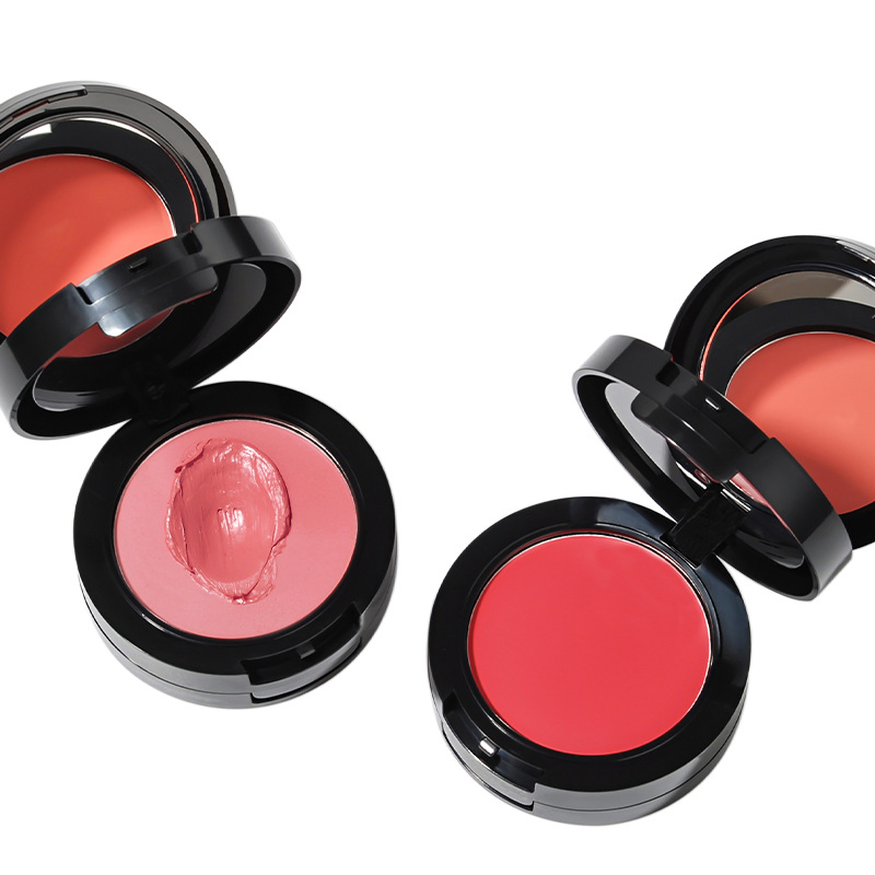 Waterproof Vegan Organic 3-in-1 Shimmer Matte Powder Cream Blusher Palette Blush Manufacturer