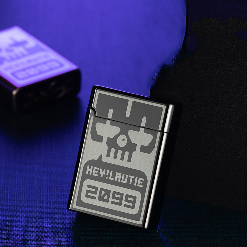 Creative and Strong Windproof Jet Flame Alloy Lighter and Cigarette Lighter