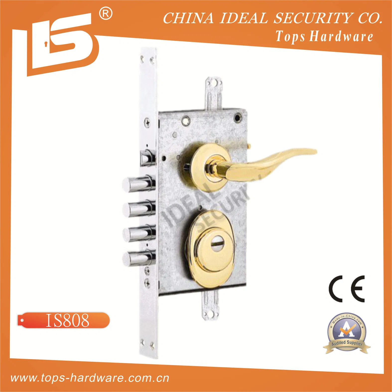 Lock Body Multiple Bolt Lock (IS808)