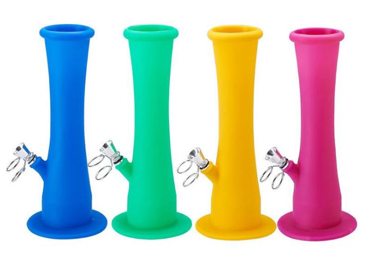 Multi-Color Wholesale Factory Simple Shape Silicone Smoking Pipe