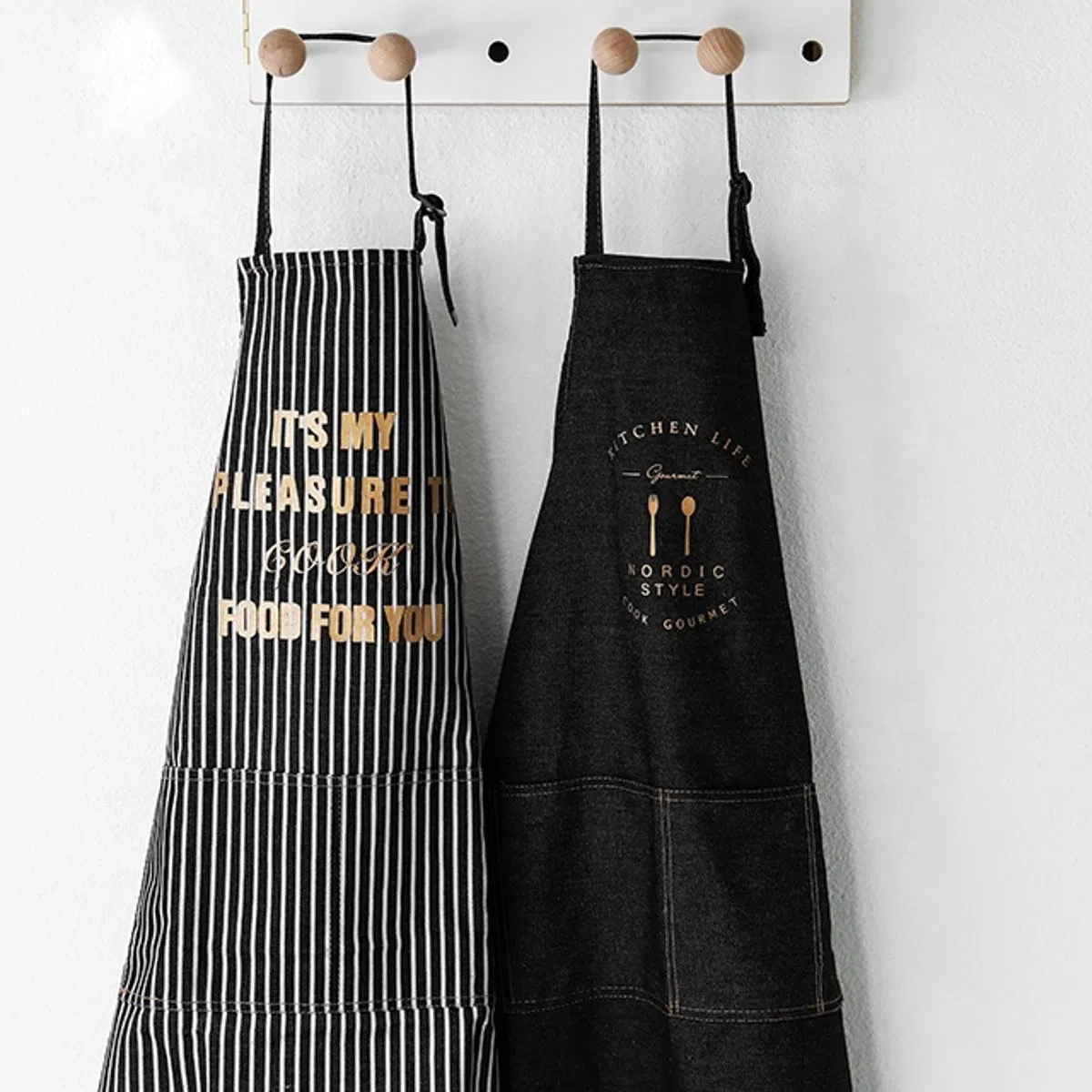 Personalized Apron Custom Text Pattern Apron Washable Reusable for Gift