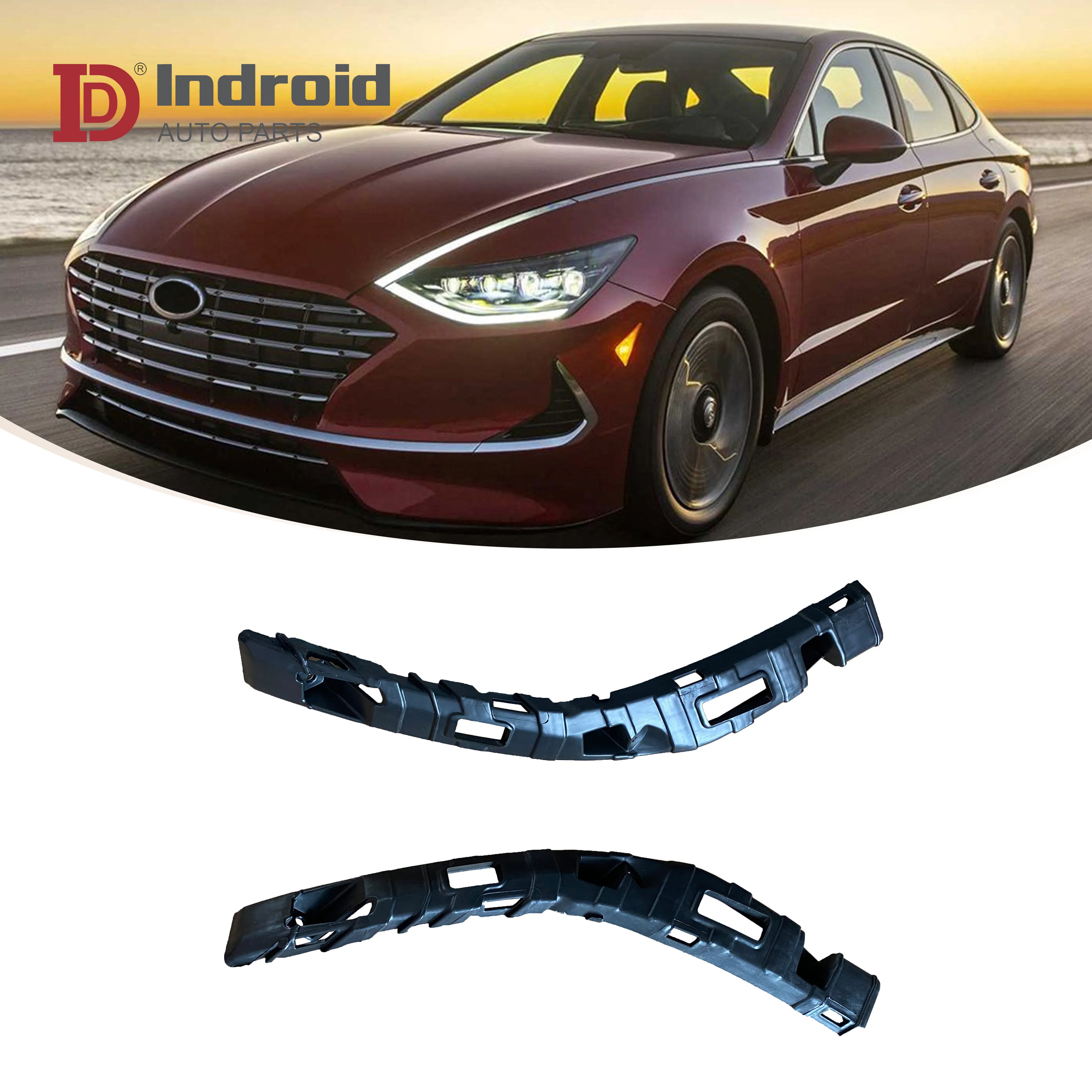 Бампер передний и кронштейны для Hyundai Sonata 2020-2021