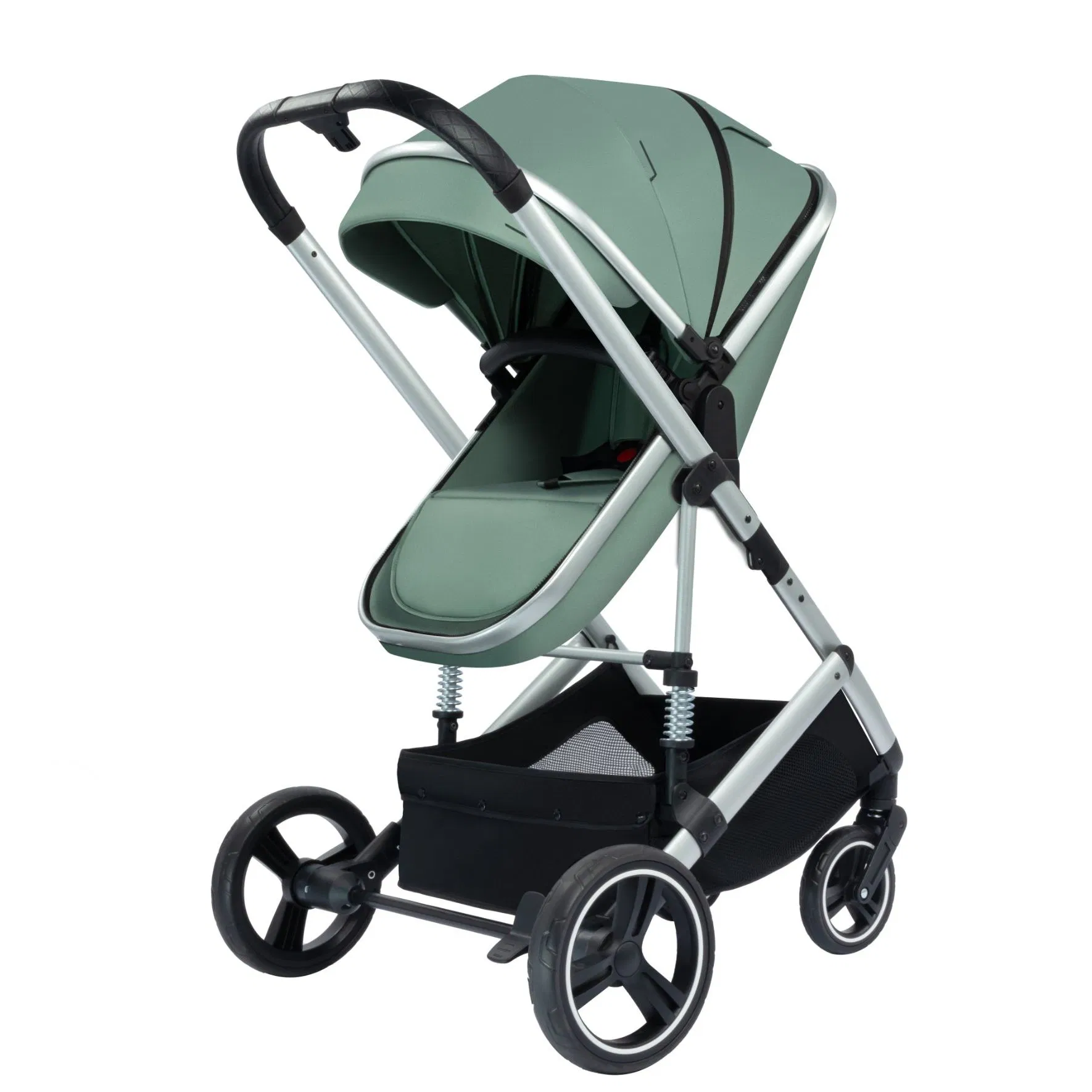 Factory-Direct En1888 Standard High Landscape Baby Stroller Multi-Position Pram