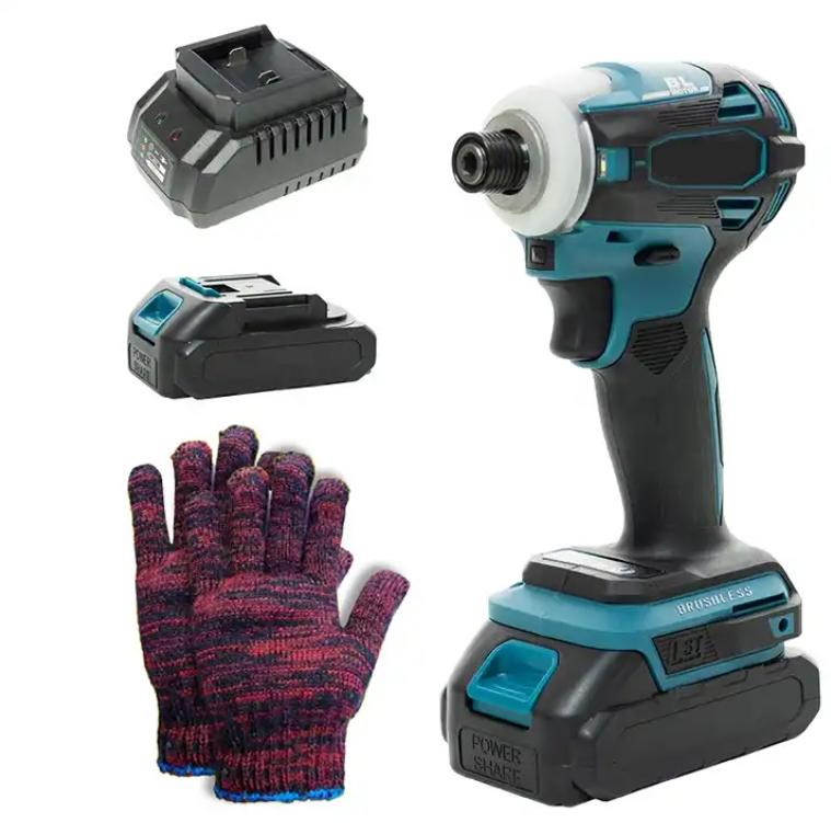 Electron Screwdriver Cordless Screwdriver Power Tool Dual-Speed Control Screwdriver Machine