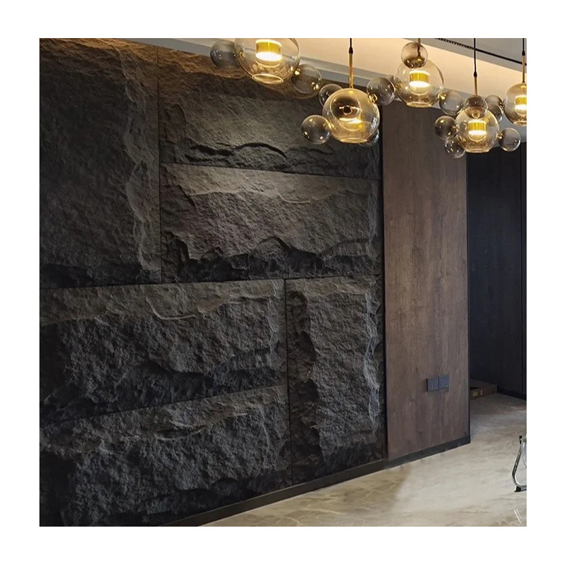 1200*600mm 3D Polyurethane PU Rock Wall Panel