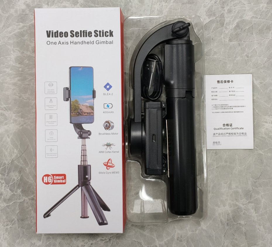 Стабилизатор для телефона MX-H6 с моноподом 960 мм