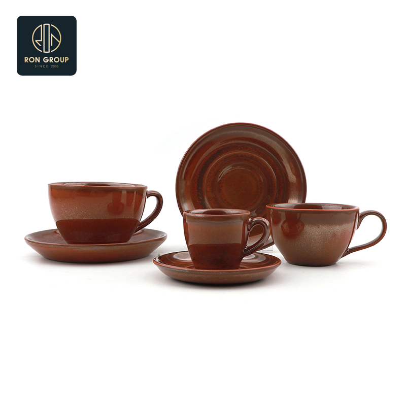 Hot Selling Luxury Drinkware Eco-Friendly Ceramic Klin Cafe Tea Commercial Coffee Cup