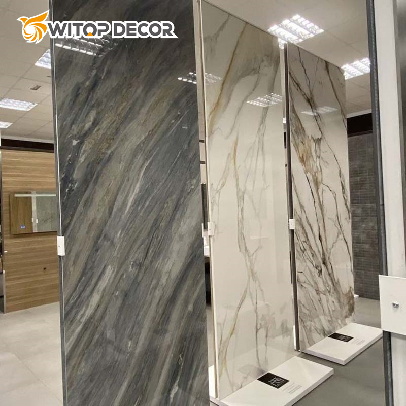 Factory Price Luxury UV Marble Sheet PVC Wall Panel for Indoor Kitchen