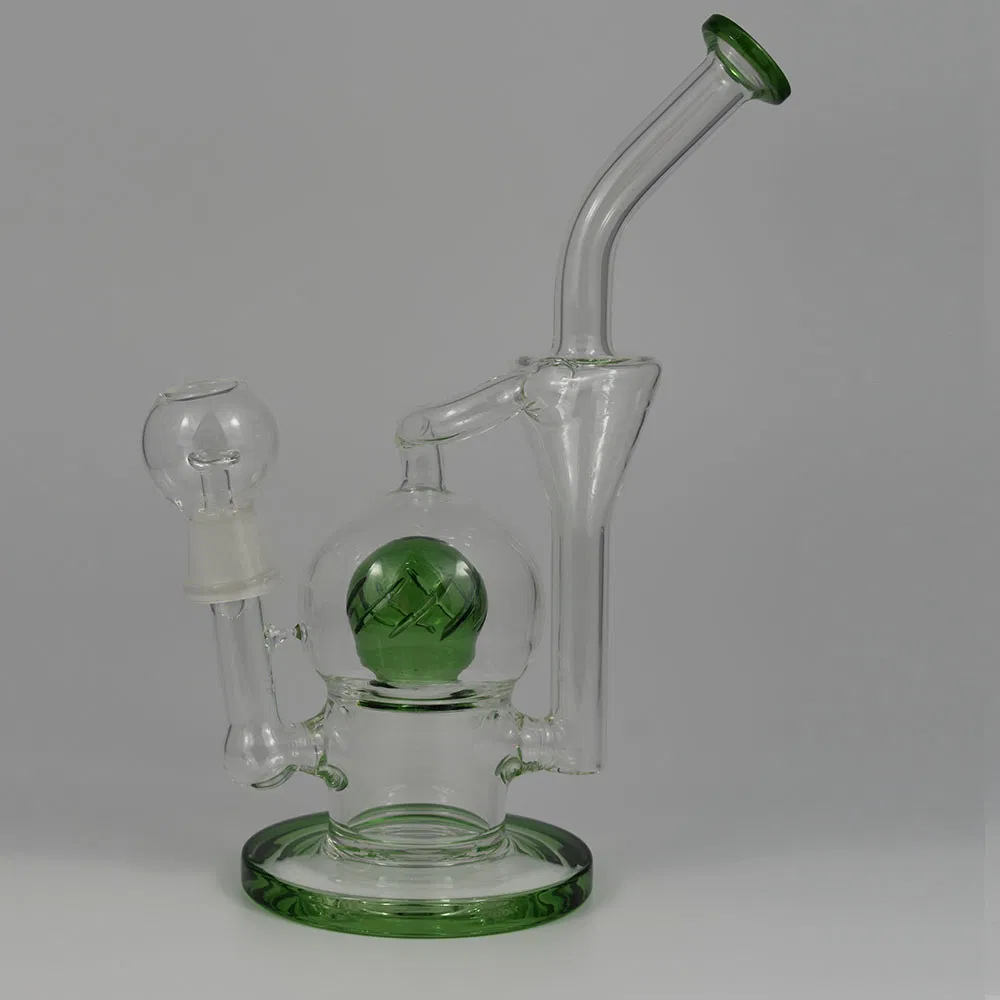 5.5 Inches Jade Color Heady Glass Dabber Rig