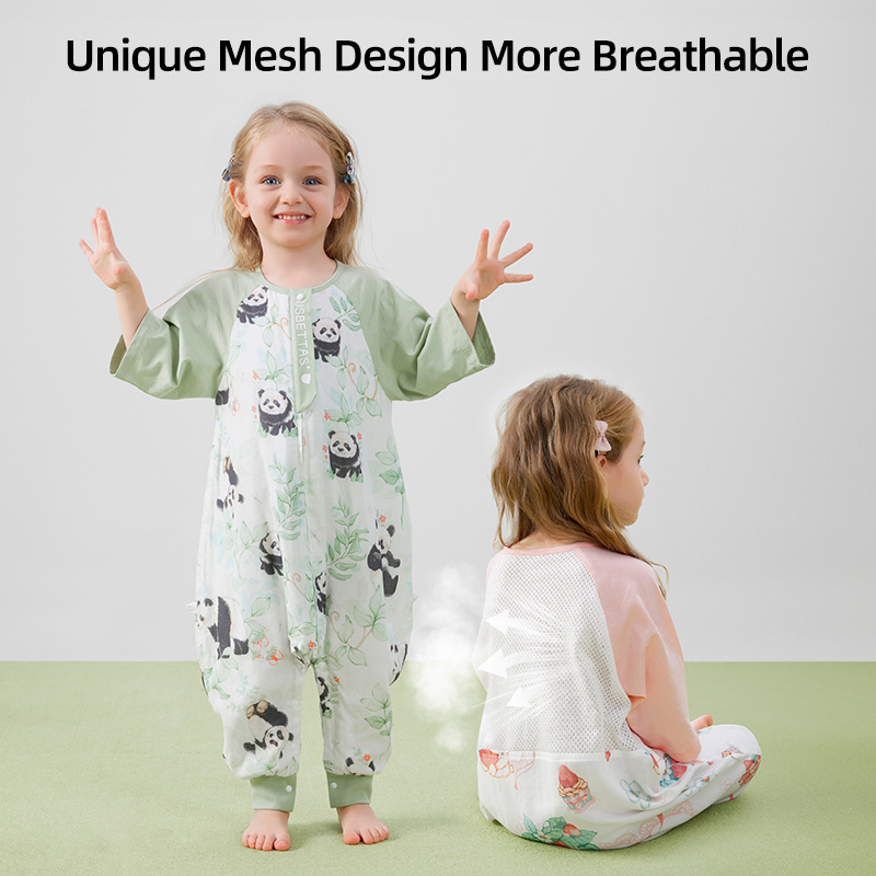 New Mesh Design Summer Baby Sleeping Bag Gauze ODM Kids Sleep Sack