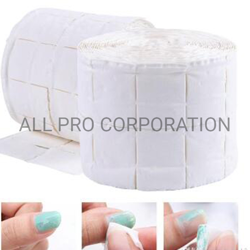 Lint Free Wipes Nail Polish Remover Towel Paper Cotton Pads Roll