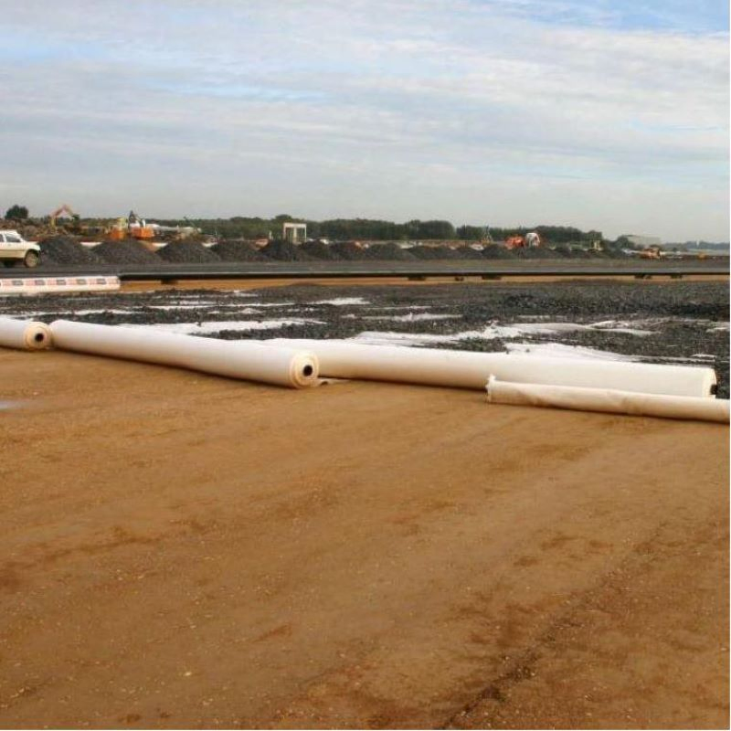 Short Fiber Needle Punched Geotextile Nonwoven Storage Dam Filter Layer Materials