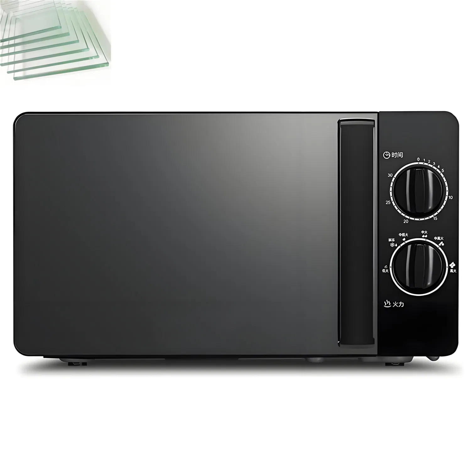 4mm Microwave Oven Door Float Tempered Glass