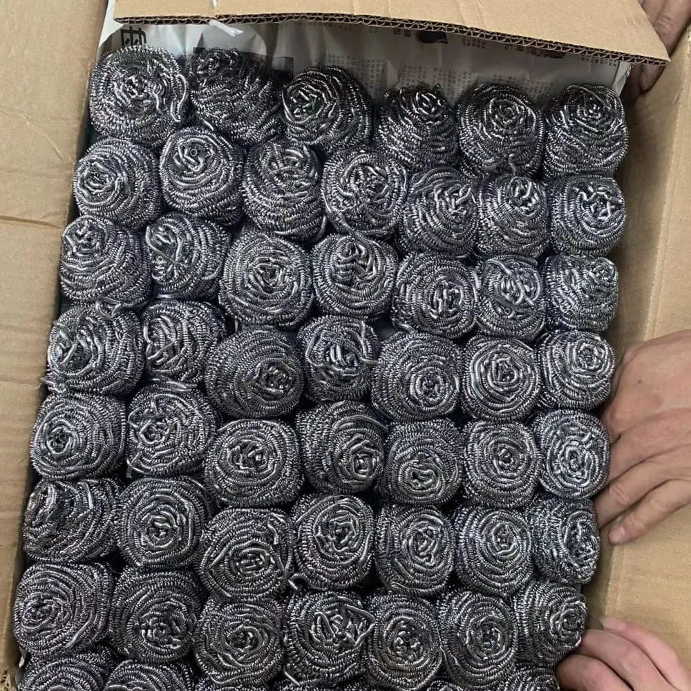 High-Efficiency Stainless Steel Scrubber Scourer Cleaning Ball