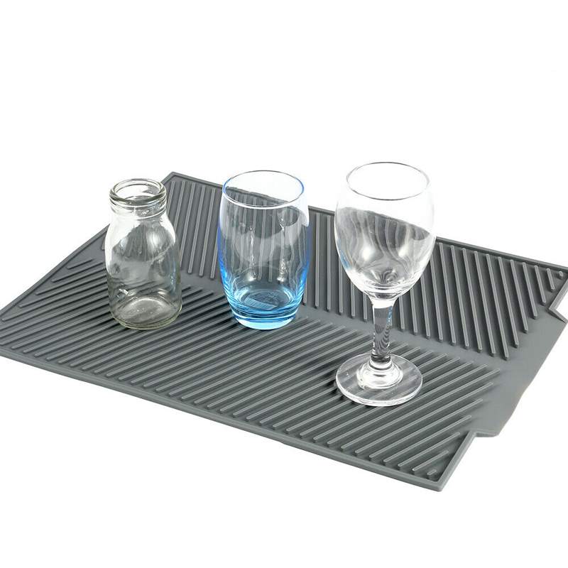 Силиконовый коврик для сушки посуды с кружевным узором