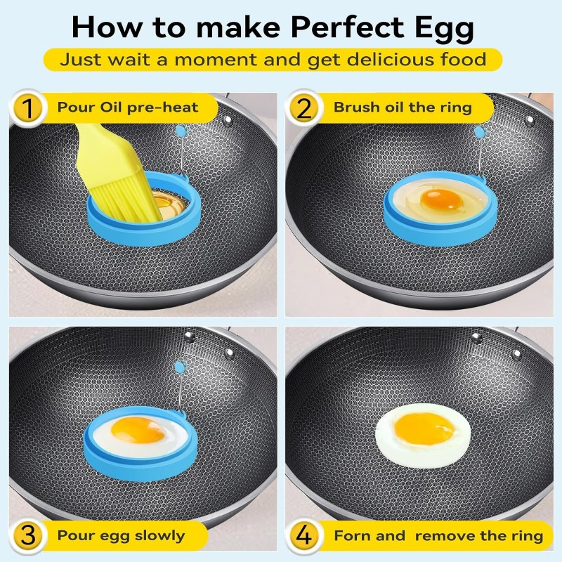 Кольцо для яичницы и блинчиков силиконовое