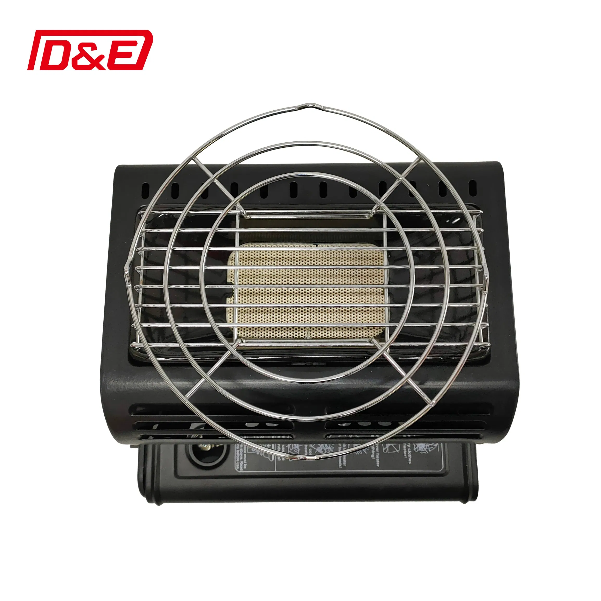 Портативный газовый обогреватель 1.3 кВт, черный