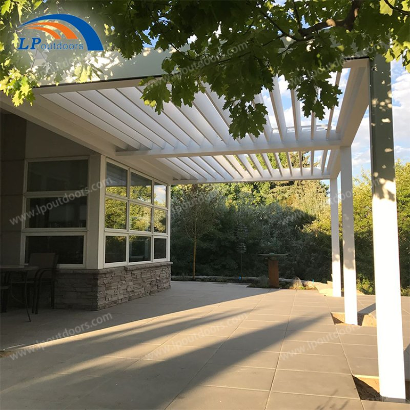 Premium Heavy Duty Motorized Aluminum Pergola for Outdoor Spaces
