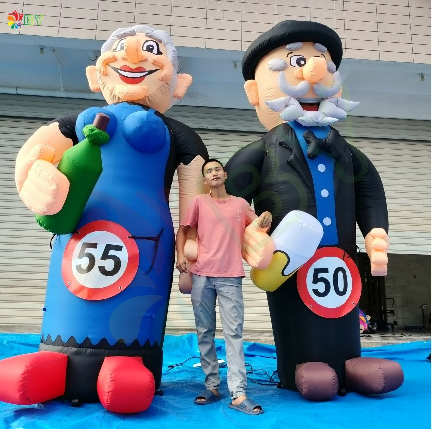 Commercial Use Inflatable Holland Abraham Cartoon for Sale