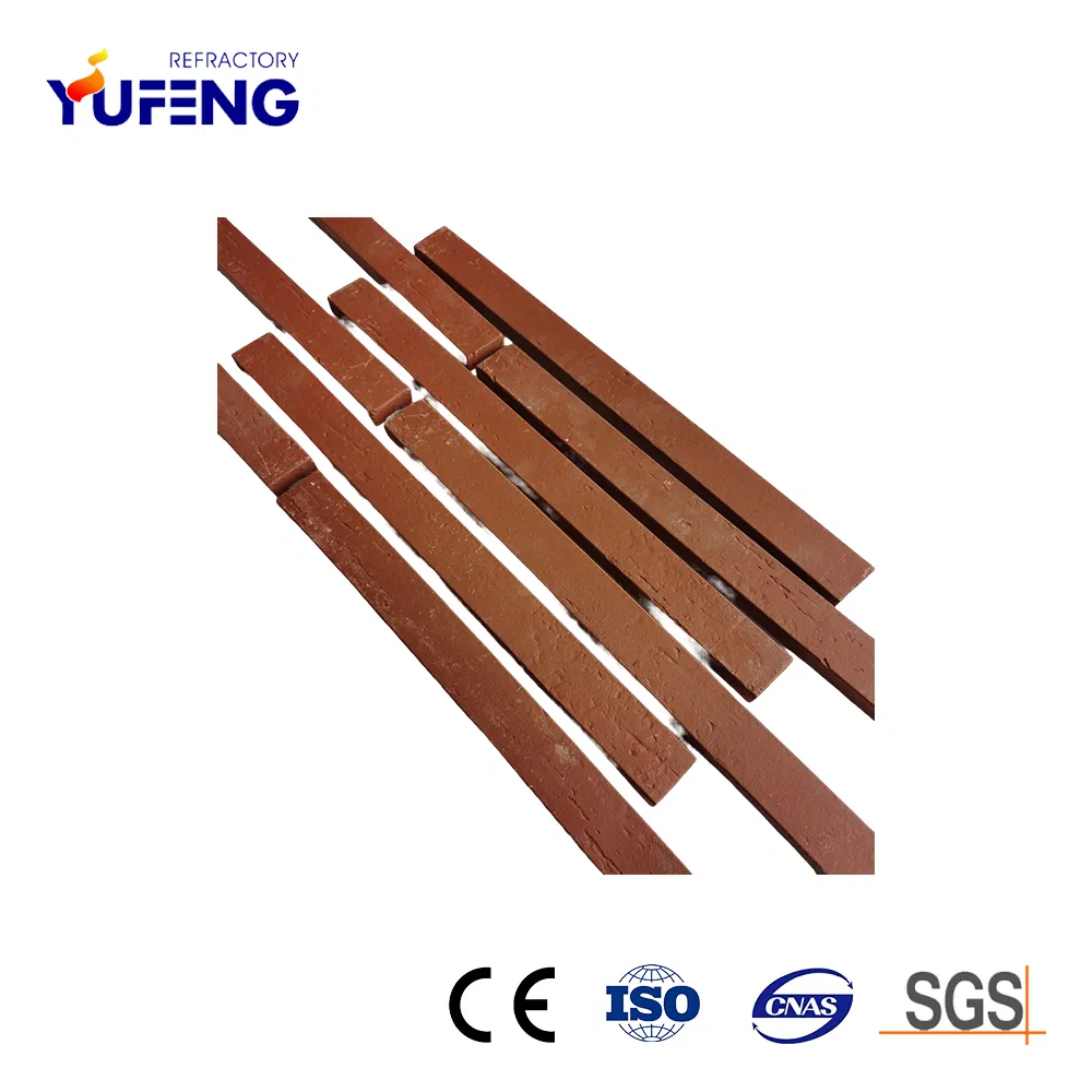 Easy to Maintain Exterior/Interior Home Wall Fireplace Clay Paving Brick