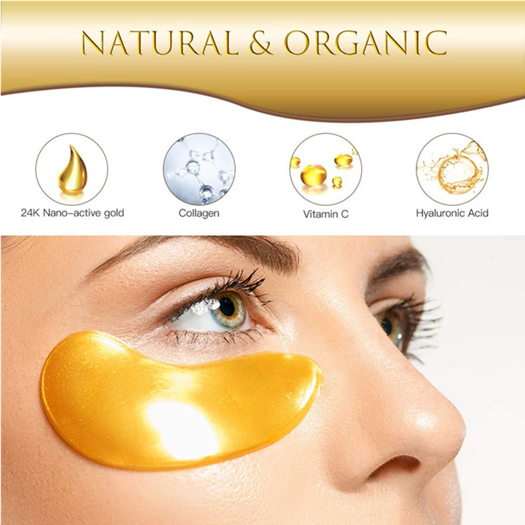 Private Label Treatment Dark Circles 24K Gold Eye Mask