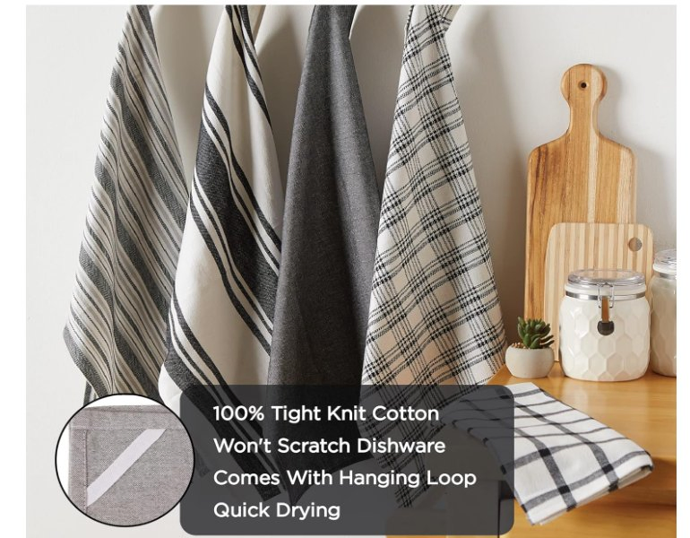 Ultra Soft Custom Printed Kitchen Towel Set for Wholesale