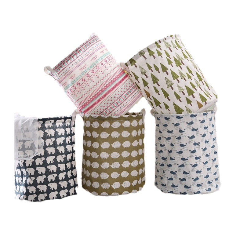 Factory Price Household Fabric Folding Laundry Basket