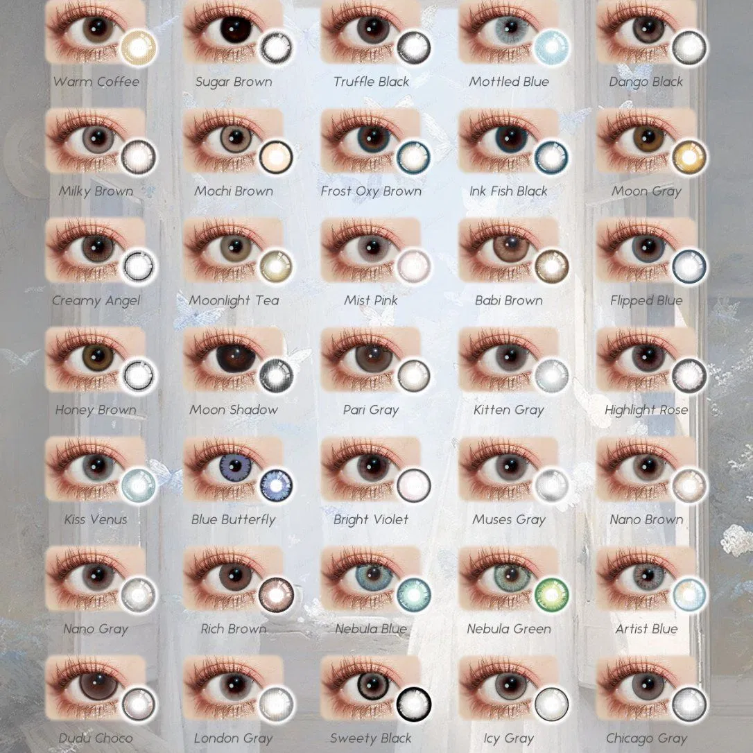 Eye Color Contact Lens Factory Price 2025 New Color Lenses in Stock Can Custom and OEM